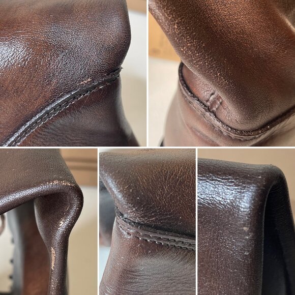 BED STU Manchester Distressed Leather Riding Boots BEDSTU Size 8 - Picture 10 of 16